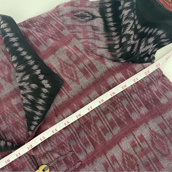 Kimono Jacket Bohemian Coins Purple Size Small - Picture 12 of 14